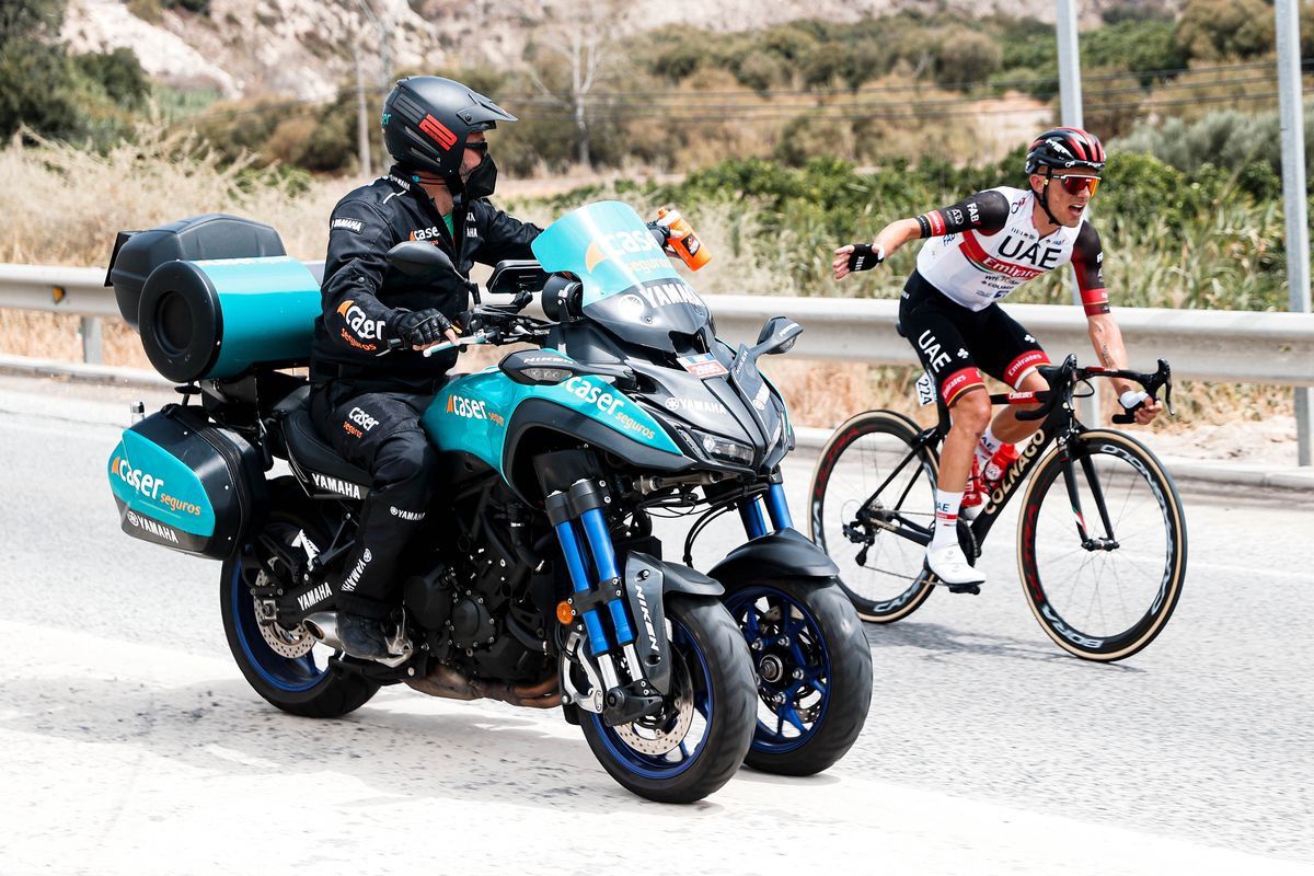 Resonar Arenoso natural Yamaha Niken: un año más, la moto de La Vuelta | Moto1Pro