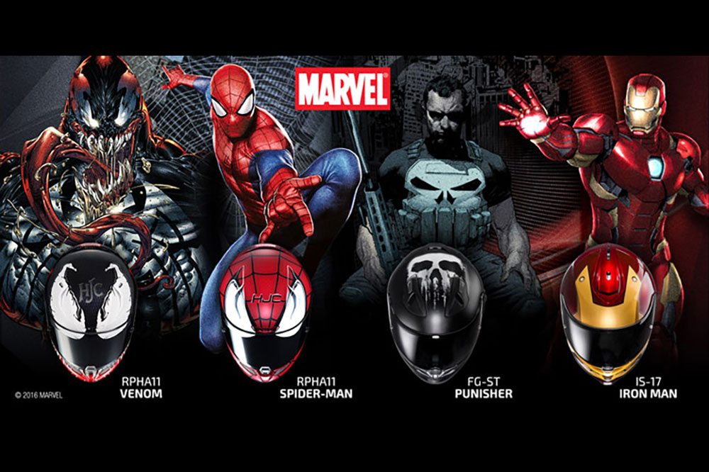 Cascos Moto HJC los superhéroes de Marvel | Moto1Pro