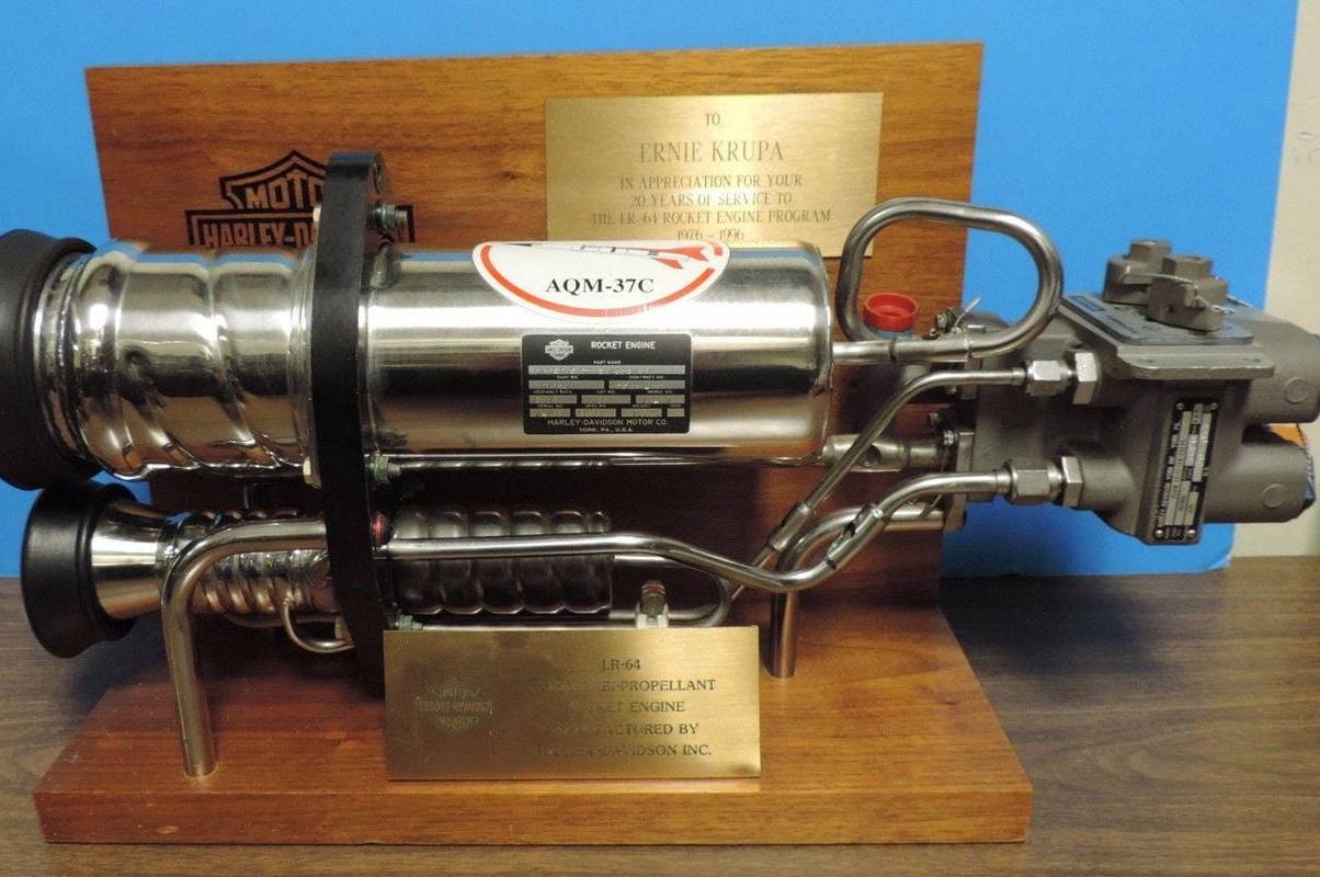 Harley-Davidson también fabricó ¡motores para cohetes!