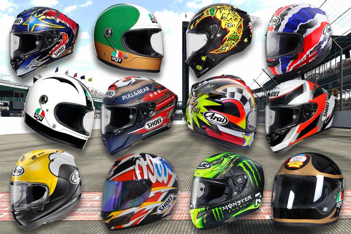 recurso Deportista amanecer Los 12+1 cascos más bonitos de la historia | Moto1Pro